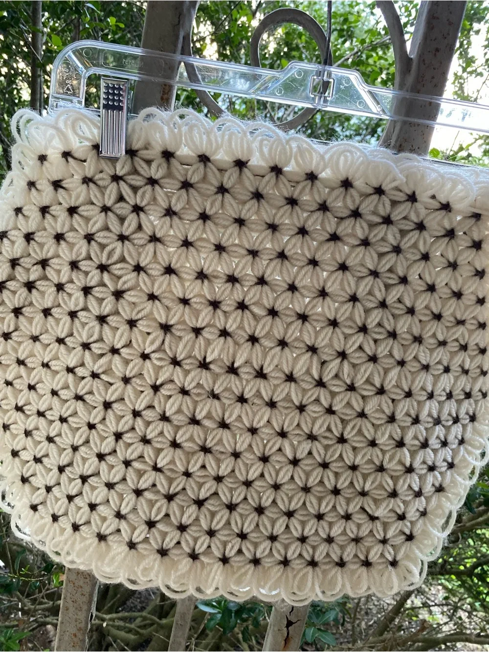 Placemats set of 4 Woven/Crochet